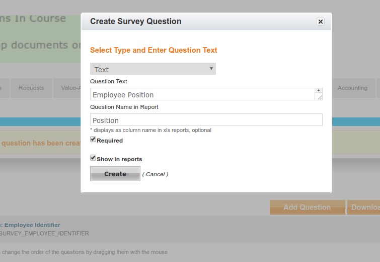 Adding & Updating Global Survey Answers – Coggno Knowledge Base